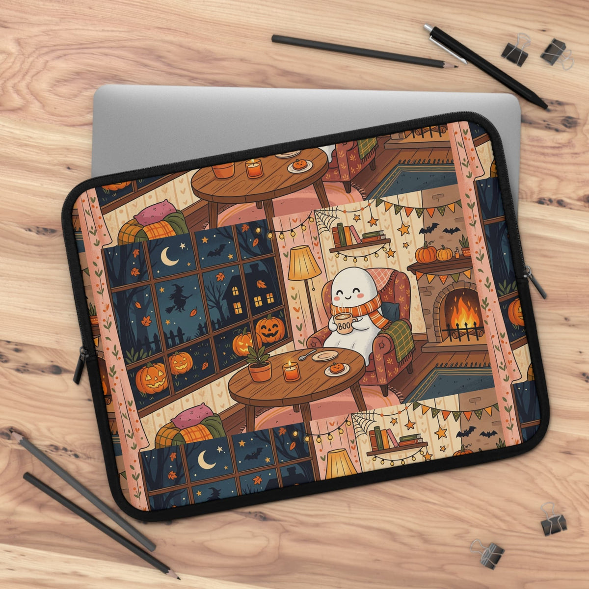 Cozy Halloween Laptop Sleeve