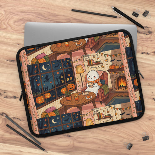 Cozy Halloween Laptop Sleeve