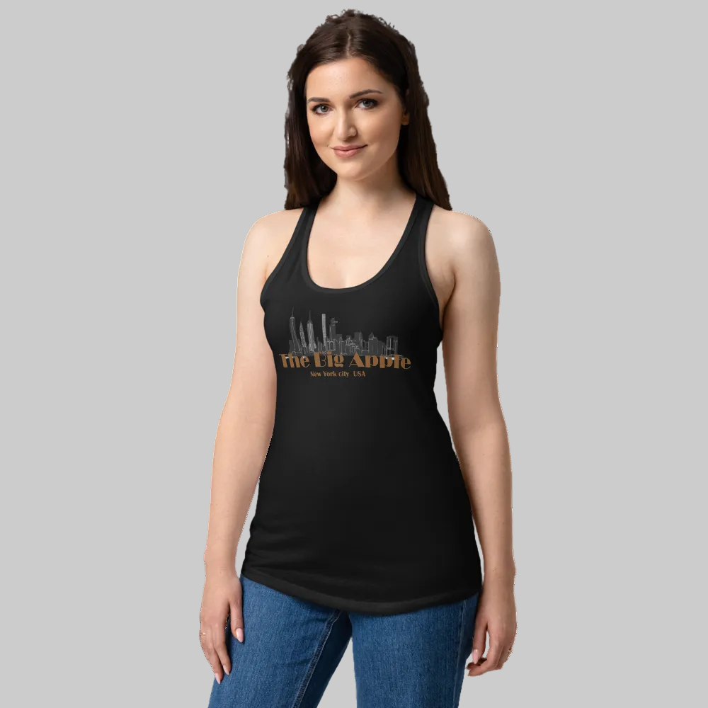 Women’s fitted racerback tank top