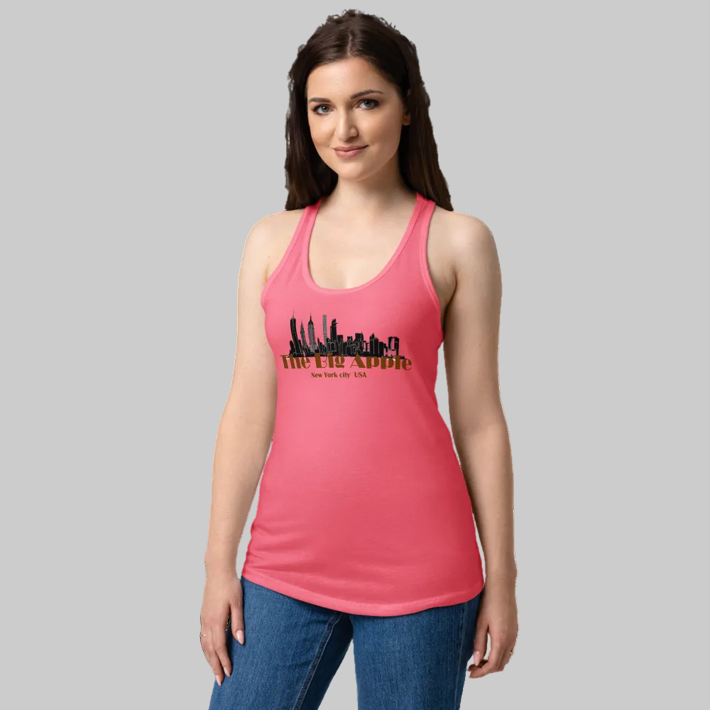 Women’s fitted racerback tank top